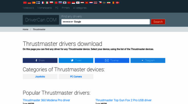 thrustmaster.drivercan.com