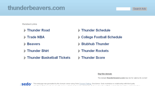 thunderbeavers.com