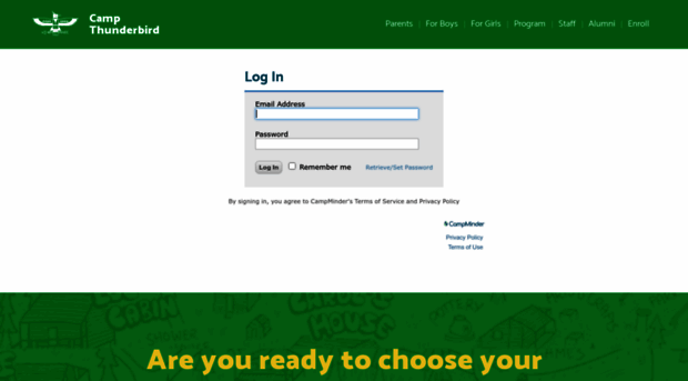 thunderbird.campintouch.com