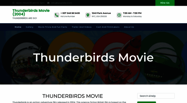 thunderbirdsmovie.com