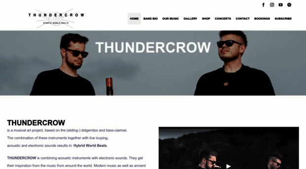 thundercrowmusic.com