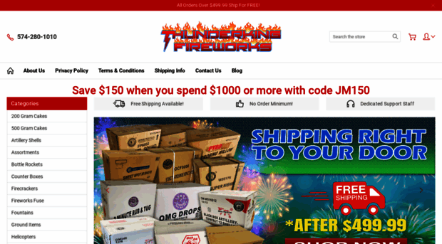 thunderkingfireworks.com