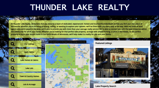 thunderlakerealty.com