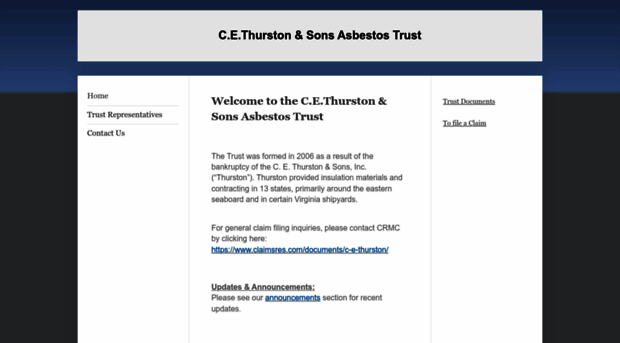 thurstonasbestostrust.com