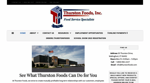 thurstonfoods.com