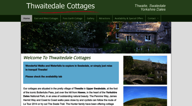 thwaitecottages.co.uk