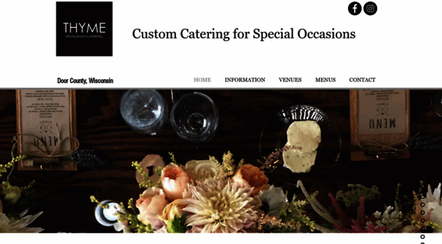 thymecateringdoorcounty.com