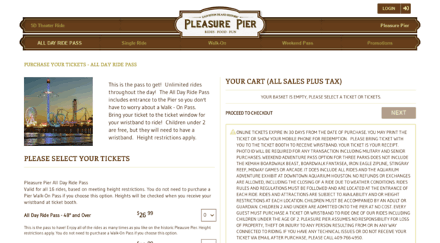 tickets.pleasurepier.com