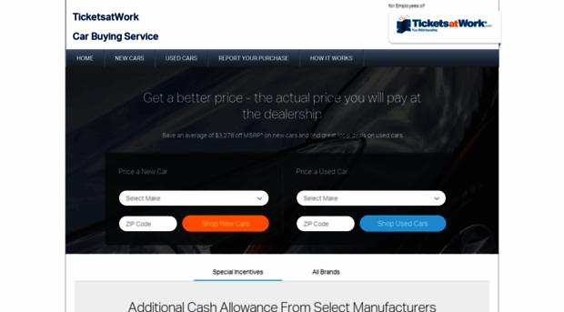 ticketsatwork.truecar.com