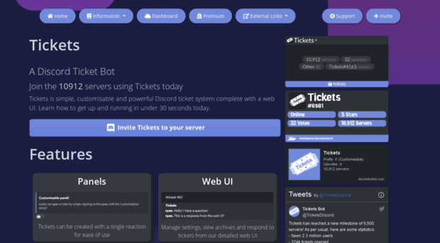 Ticket tool discord bot настройка