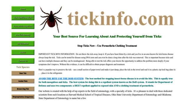 tickinfo.com