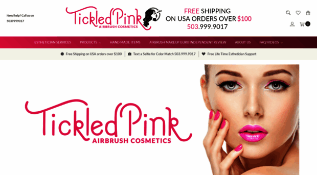 tickledpinkairbrush.com