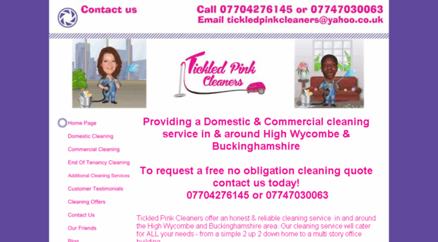tickledpinkcleaners.co.uk