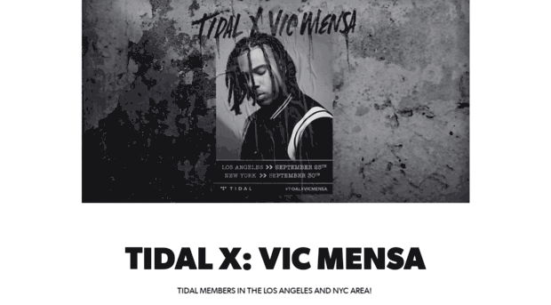 tidalxvicmensa.splashthat.com