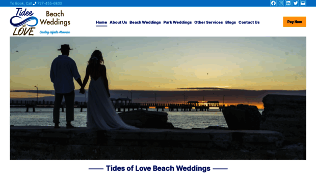 tidesoflovebeachweddings.com