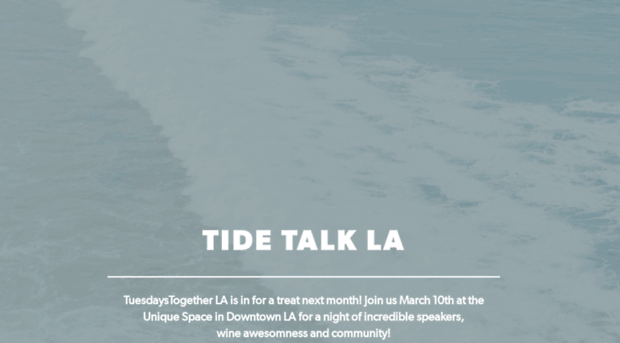 tidetalkla.splashthat.com