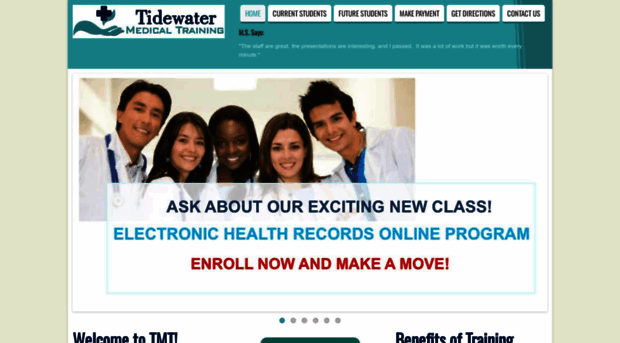 tidewatermedicaltraining.com