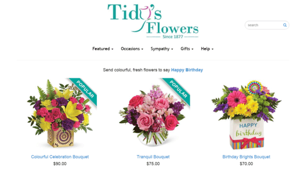 tidysflowers.com
