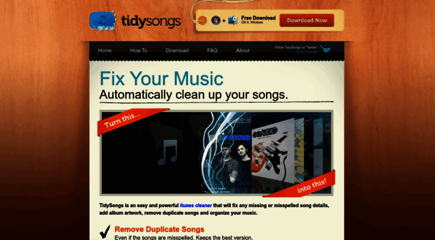 tidysongs.com