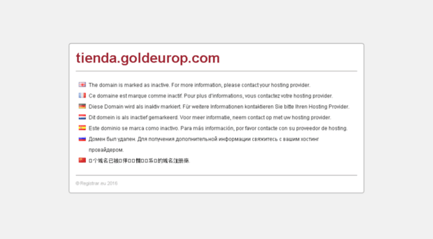 tienda.goldeurop.com