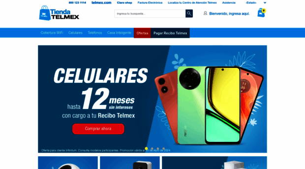 Tienda Telmex - Cobertura Wi-Fi, Celulares y Teléfonos Fijos.