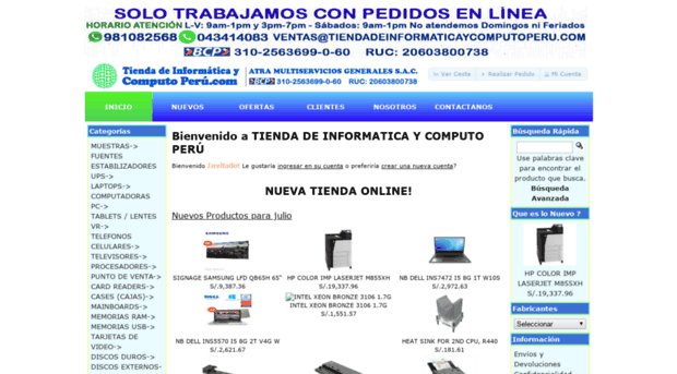 tiendadeinformaticaycomputoperu.com