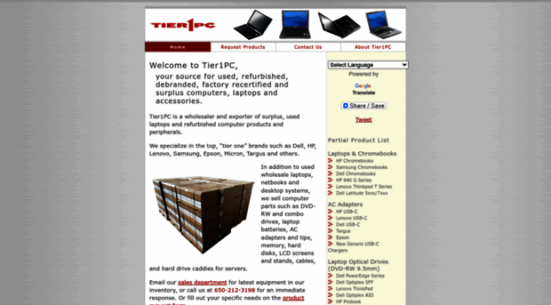 tier1pc.com - Wholesale Used Laptops - Lapto... - Tier 1 Pc