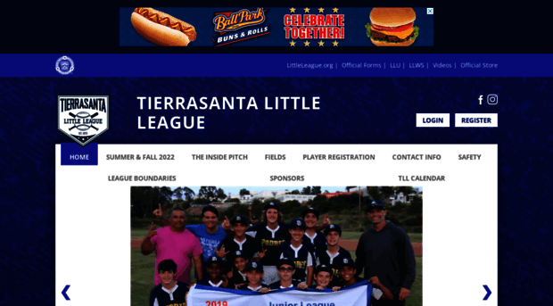 tierrasantalittleleague.org