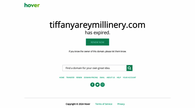 tiffanyareymillinery.com