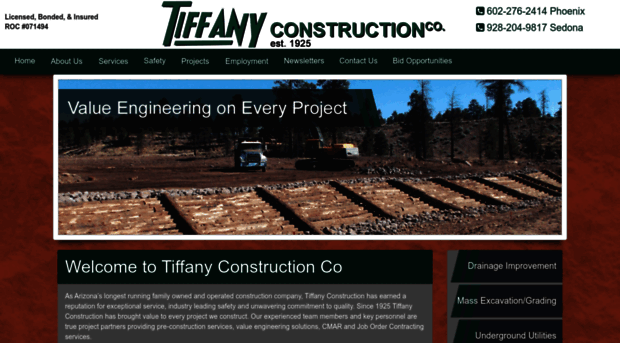 tiffanyconstructionco.com