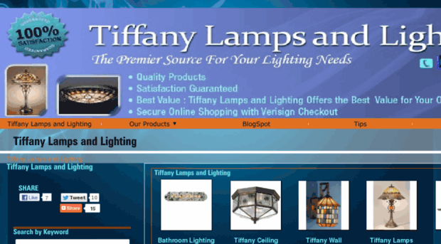 tiffanylampsandlighting.com