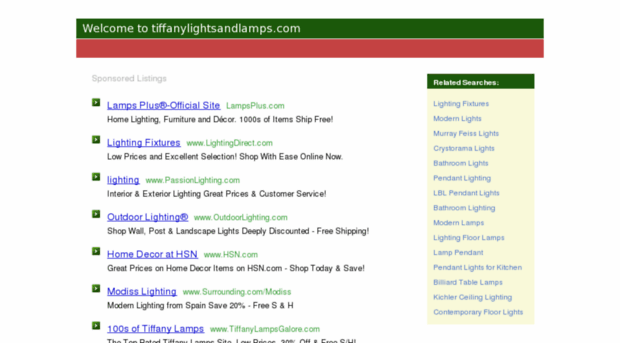 tiffanylightsandlamps.com