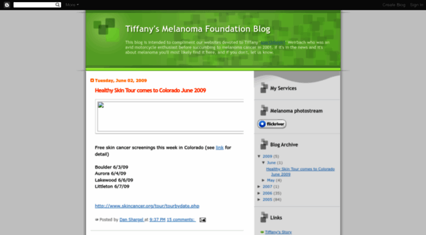 tiffanysmelanomafoundation.blogspot.com