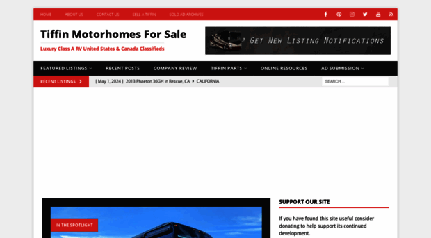 tiffinmotorhomesforsale.com