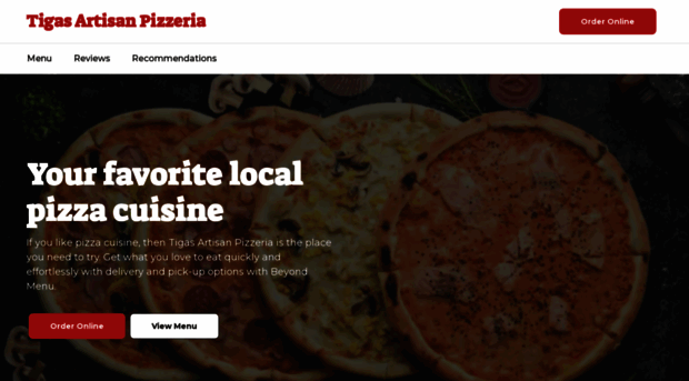 tigasartisanpizza.com