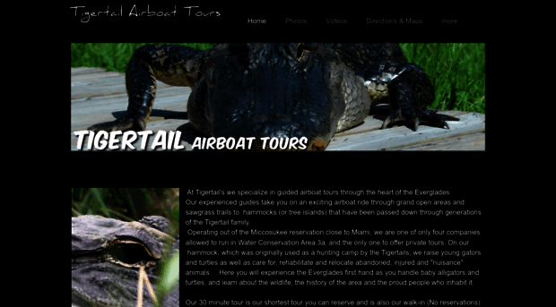 tigertailairboattours.com