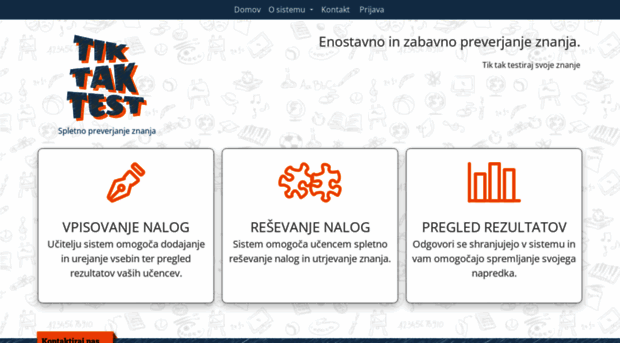 tiktaktest.si