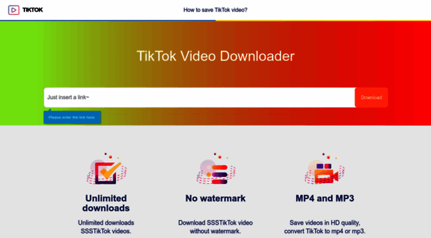 tiktokdownloade.com