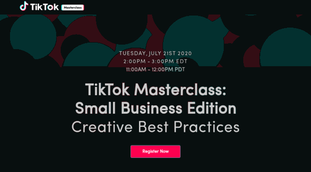 tiktokmasterclasssmbcreative.splashthat.com