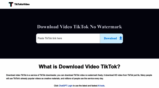 tiktoktovideo.com