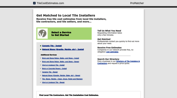 tilecostestimates.com