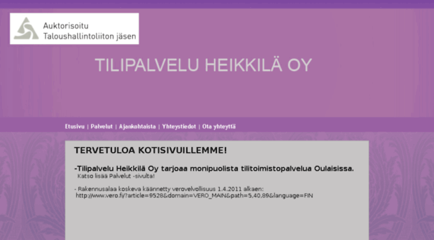 tilipalveluheikkila.fi