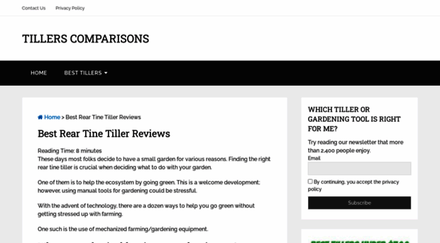 tillerscomparison.com