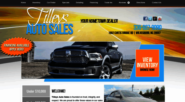 tilleyautosales.com