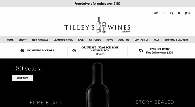 tilleys-wines.com