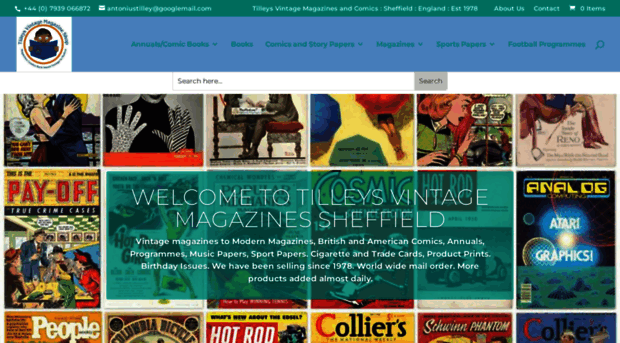 tilleysvintagemagazinessheffield.com