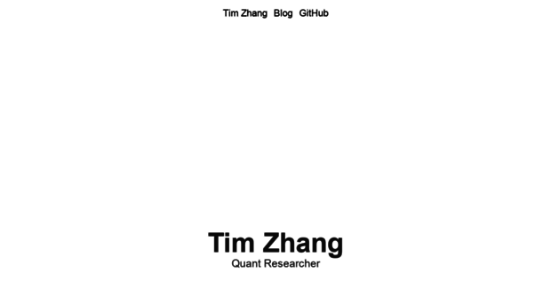 tim-zhang.com