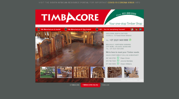 timbacore.co.za