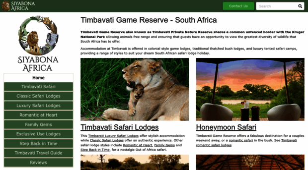 timbavati.krugerpark.co.za