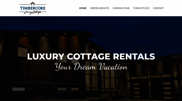 timbercoreluxurycottagerentals.com